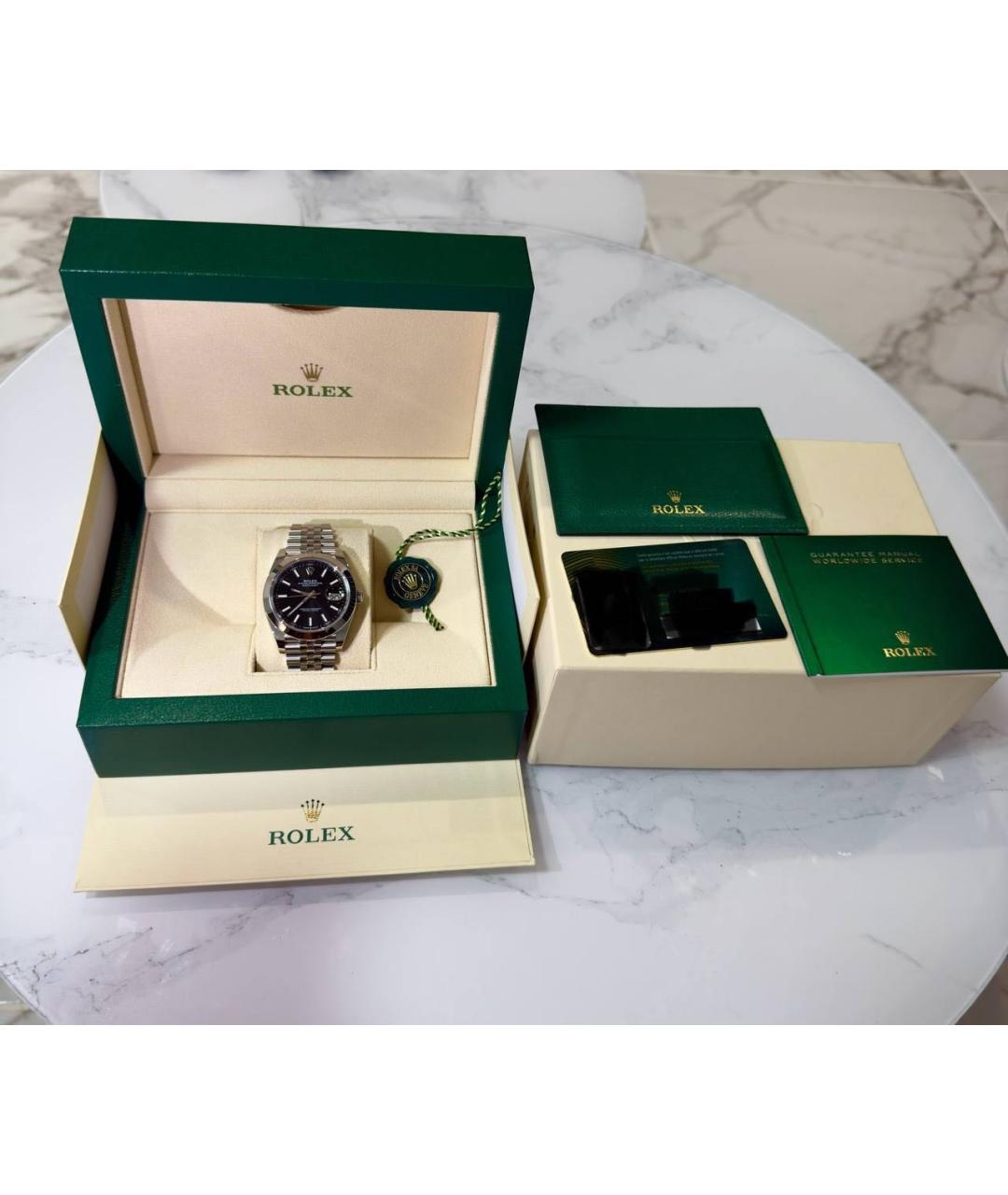 ROLEX Часы из белого золота, фото 3