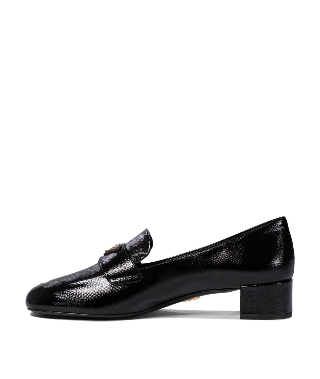 PRADA Черные кожаные лоферы, фото 3