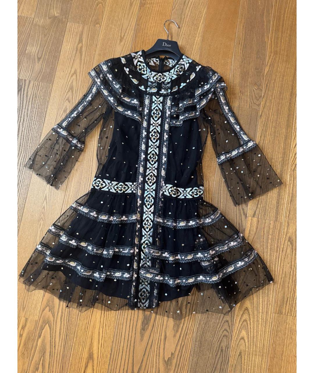 CHRISTIAN DIOR Мульти полиамидовое вечернее платье, фото 2
