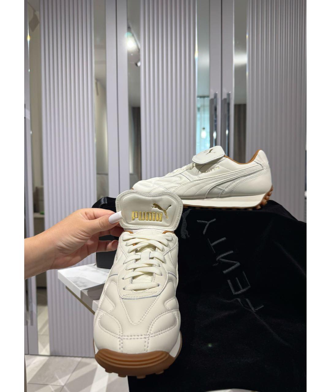 FENTY X PUMA Белые кожаные кроссовки, фото 7