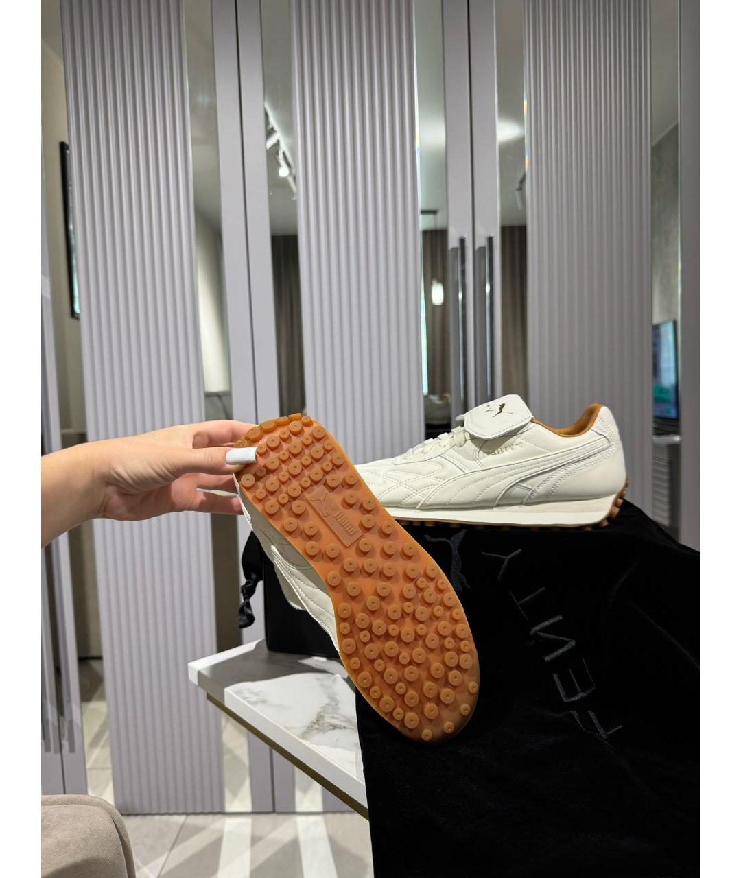 FENTY X PUMA Белые кожаные кроссовки, фото 3