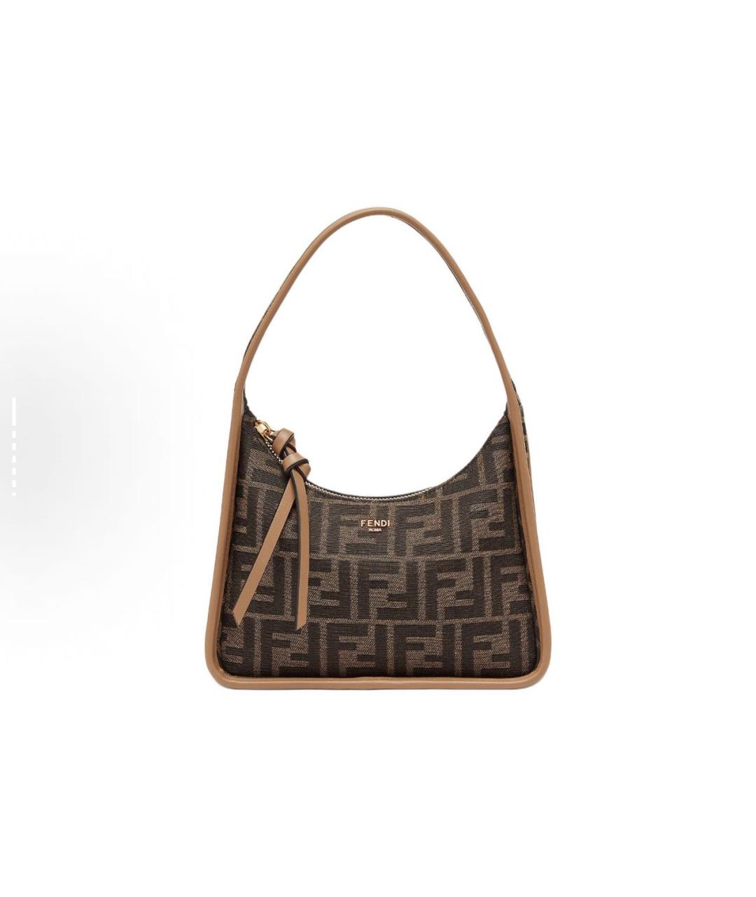 FENDI Коричневая сумка через плечо, фото 6