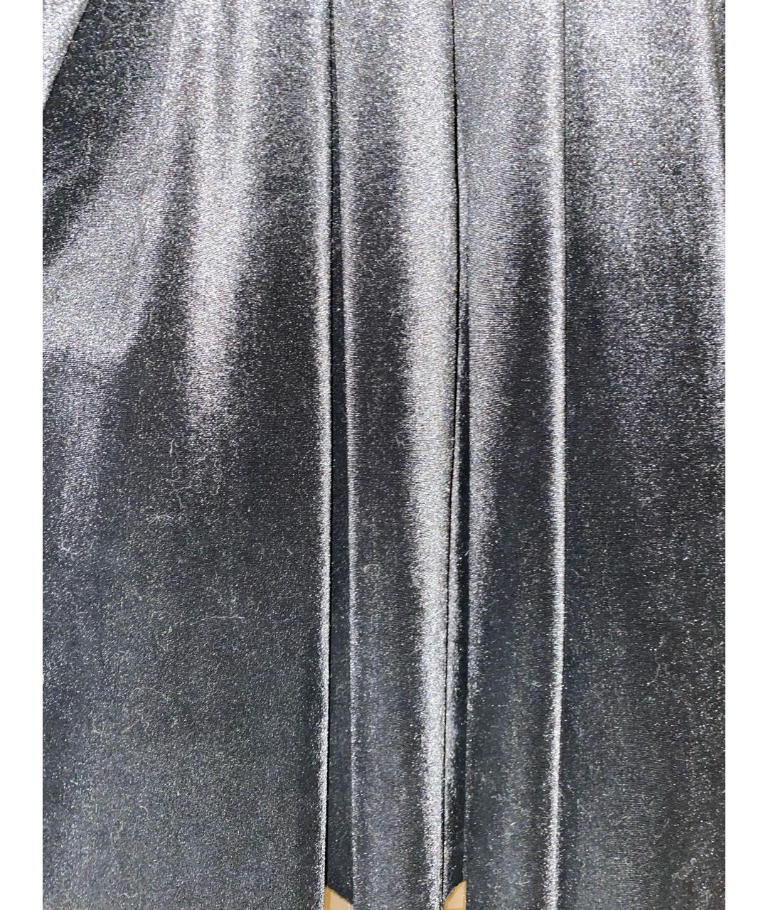 MAJE Черная бархатная юбка миди, фото 4