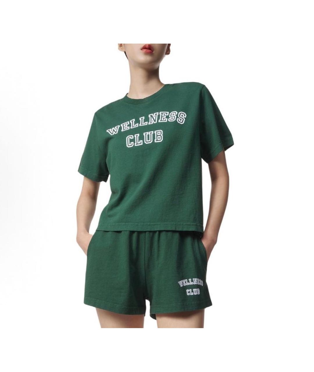 SPORTY AND RICH Зеленая футболка, фото 3