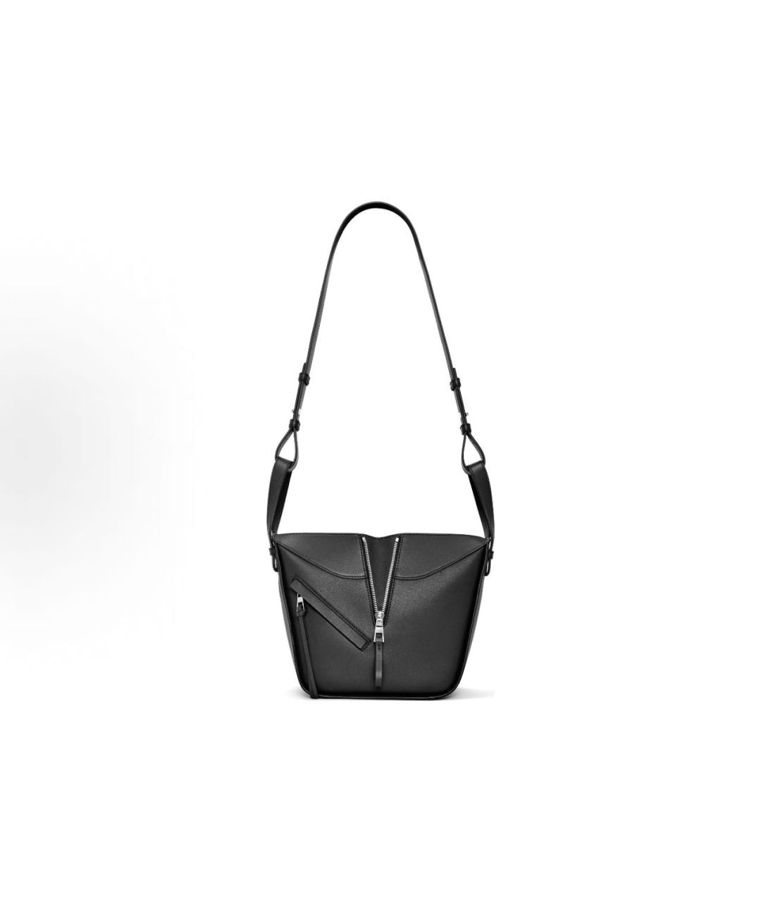 LOEWE Черная кожаная сумка тоут, фото 3