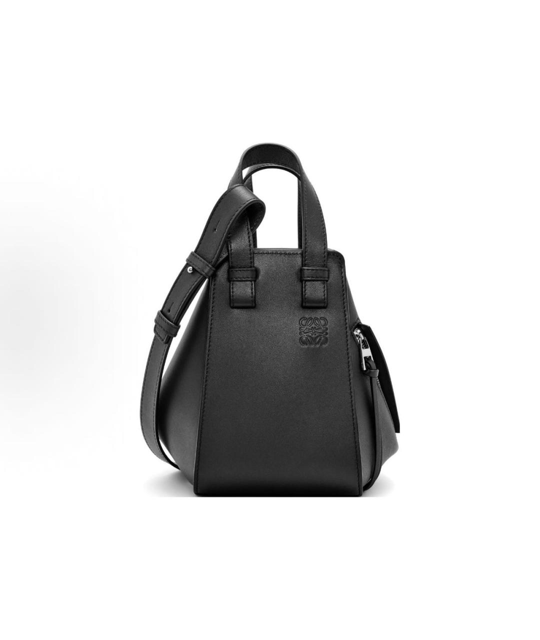 LOEWE Черная кожаная сумка тоут, фото 6