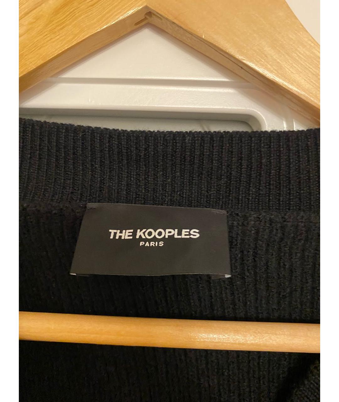 THE KOOPLES Черный шерстяной кардиган, фото 5