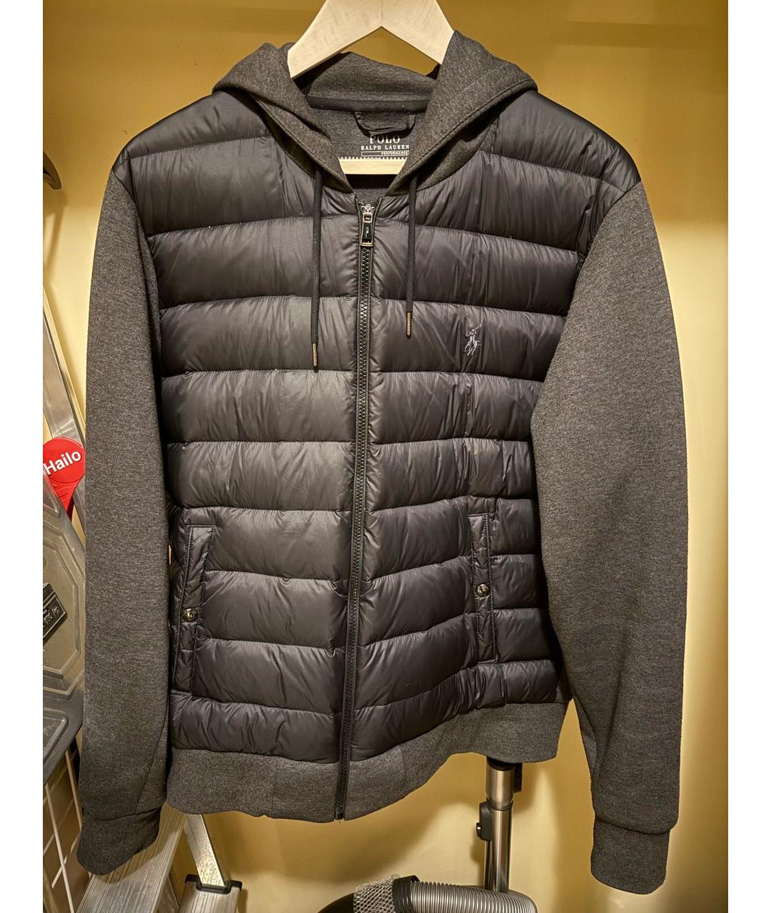 POLO RALPH LAUREN Серая хлопковая куртка, фото 2