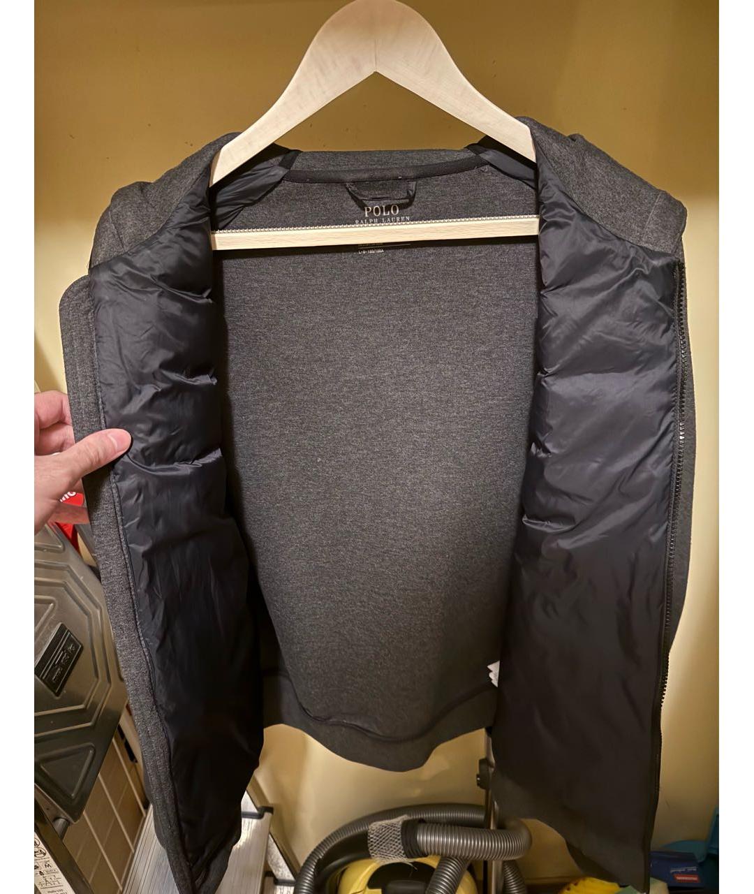 POLO RALPH LAUREN Серая хлопковая куртка, фото 4