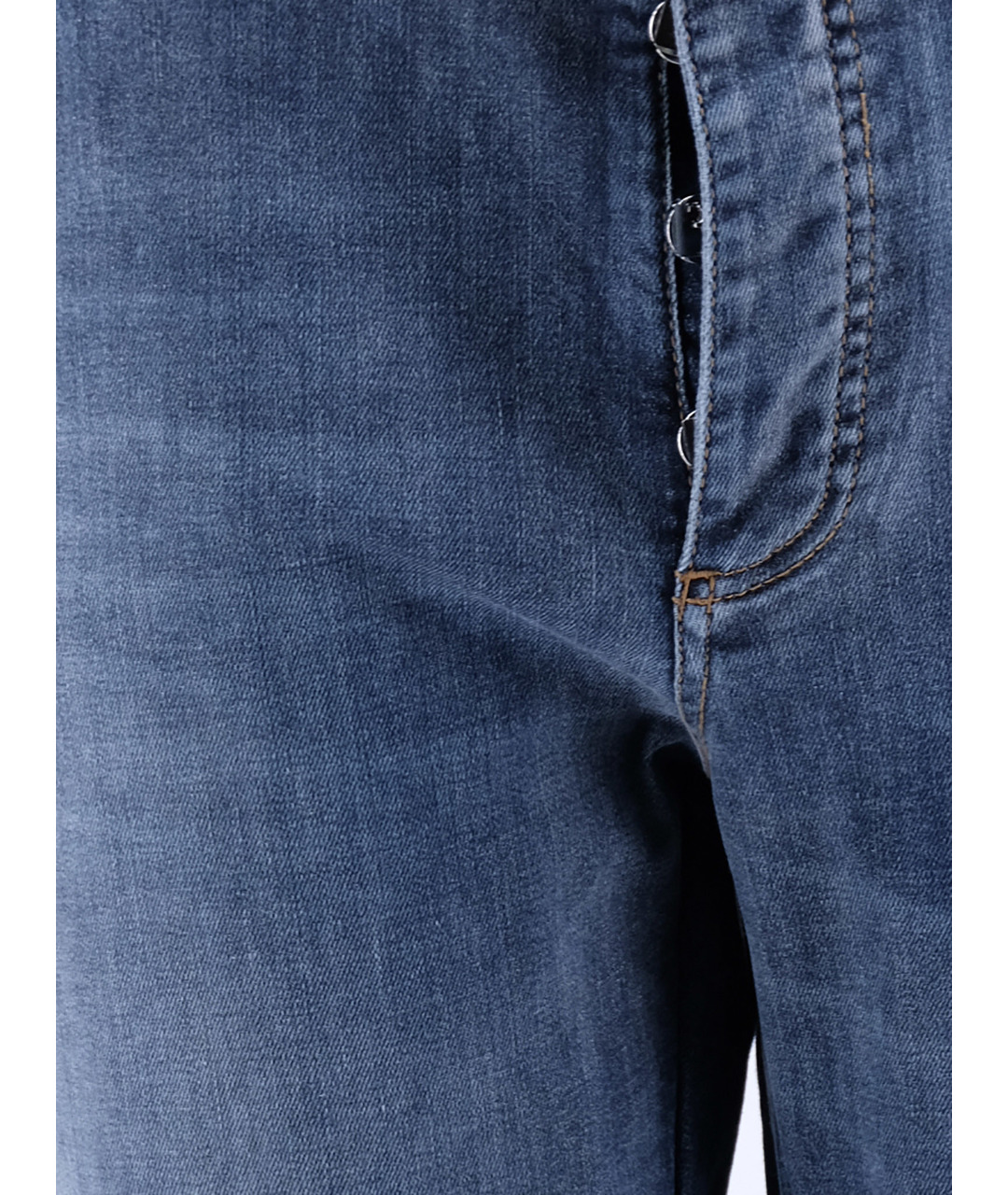 BILLIONAIRE Голубые хлопковые прямые джинсы, фото 3