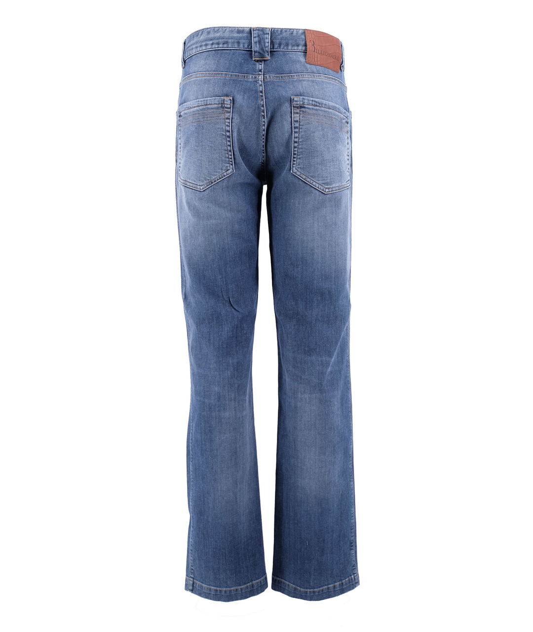 BILLIONAIRE Голубые хлопковые прямые джинсы, фото 2