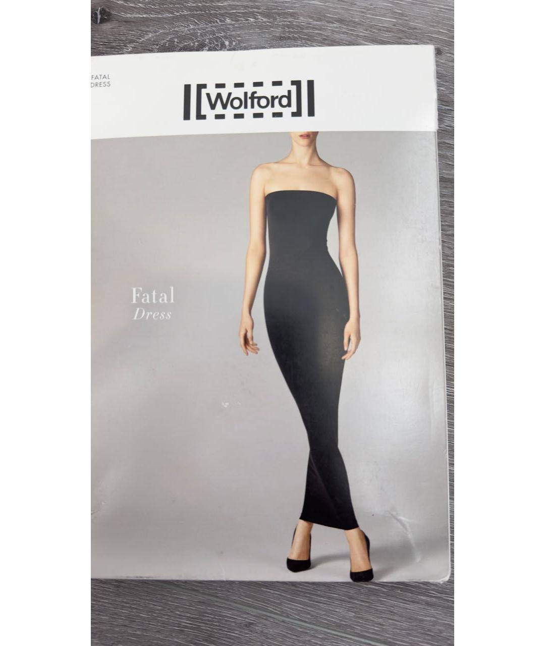 WOLFORD Бордовое полиамидовое коктейльное платье, фото 2