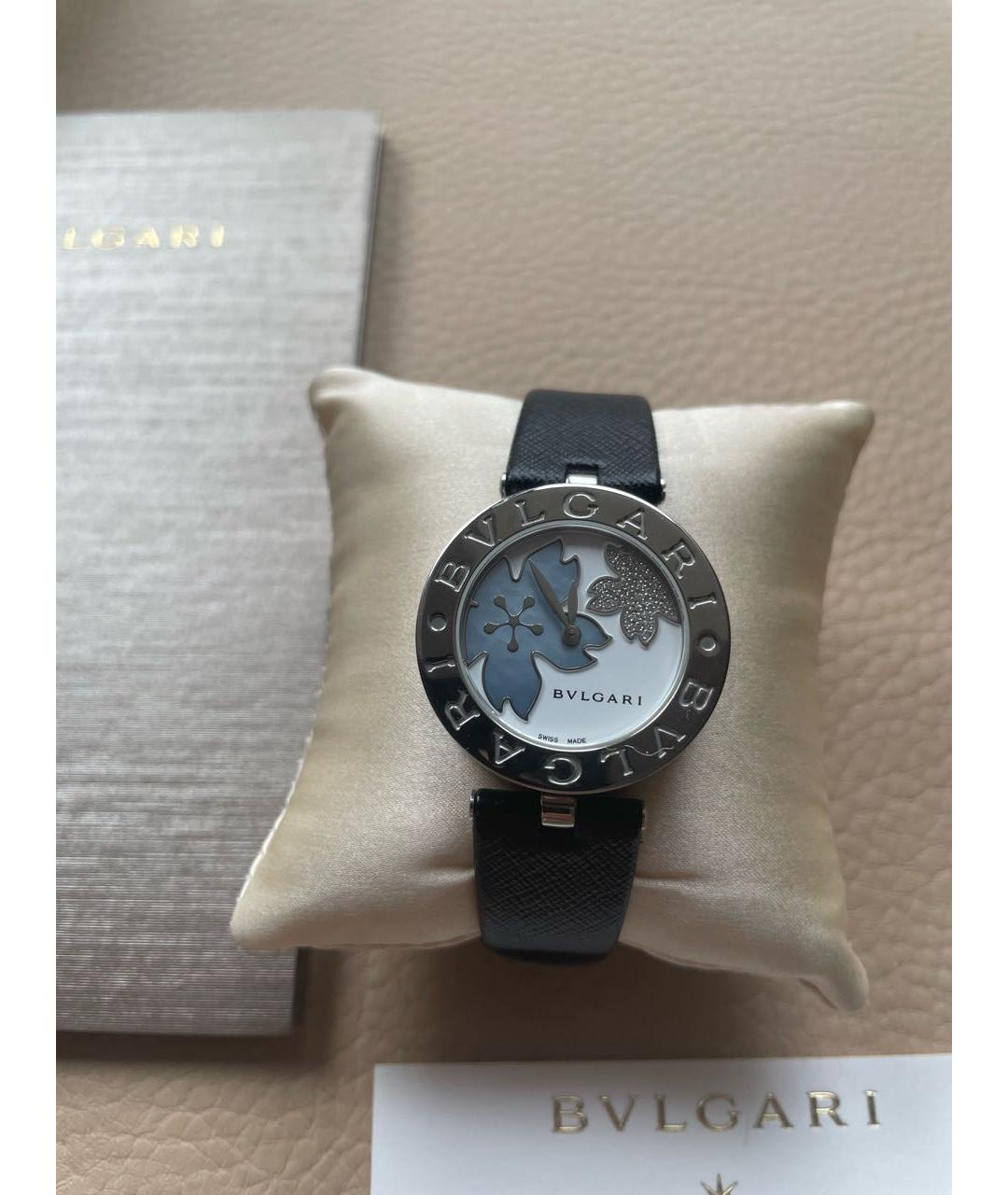 BVLGARI Черные часы, фото 9