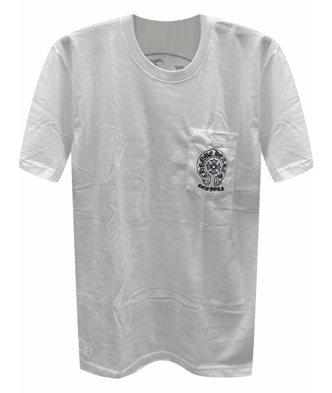 CHROME HEARTS Белая хлопковая футболка, фото 1