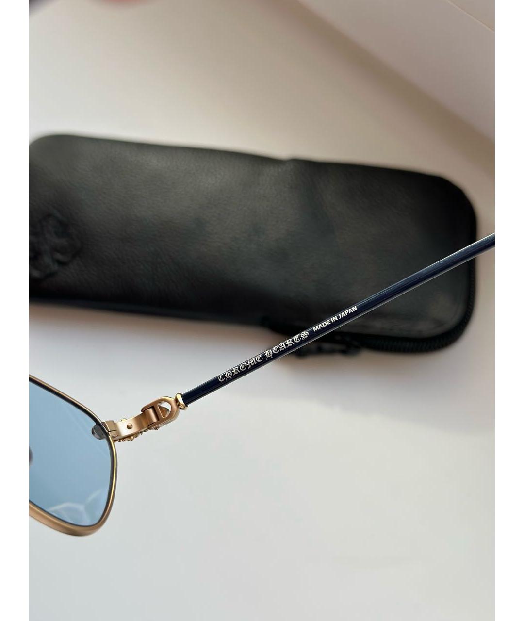 CHROME HEARTS Мульти деревянные солнцезащитные очки, фото 4