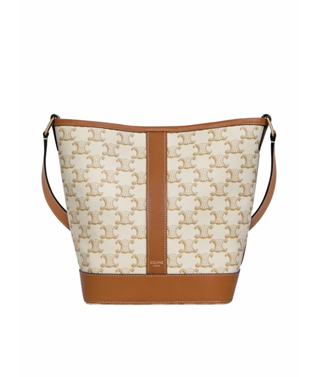 LOUIS VUITTON Коричневая кожаная сумка тоут, фото 1