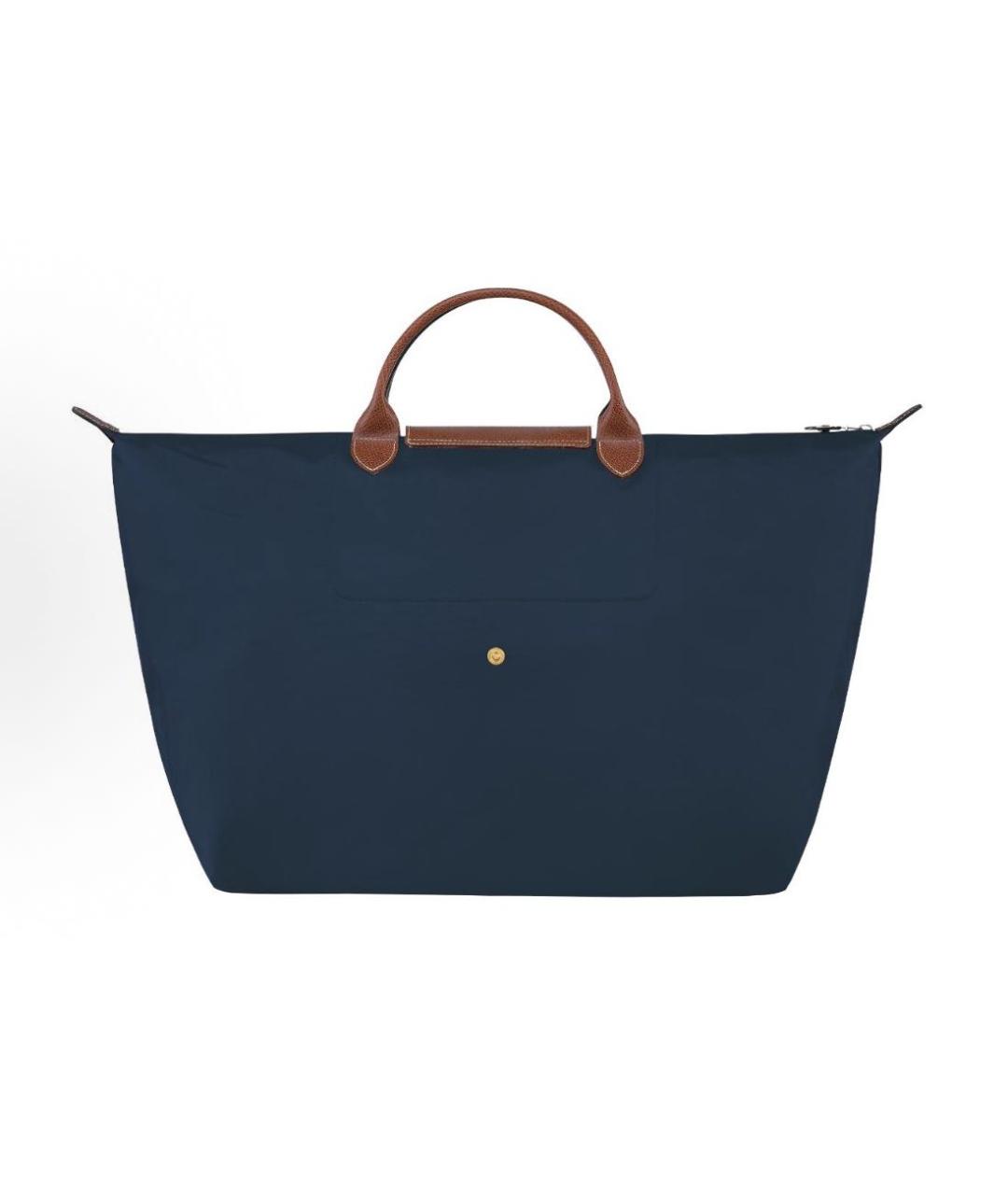 LONGCHAMP Темно-синяя сумка тоут, фото 2