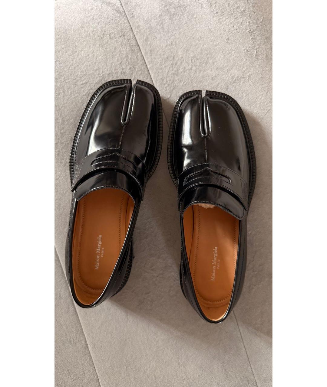 MAISON MARGIELA Черные кожаные лоферы, фото 4