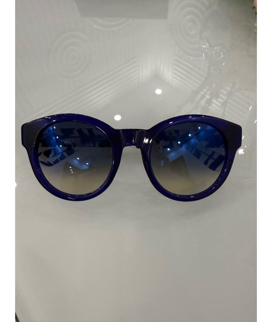 GUCCI Темно-синие пластиковые солнцезащитные очки, фото 7