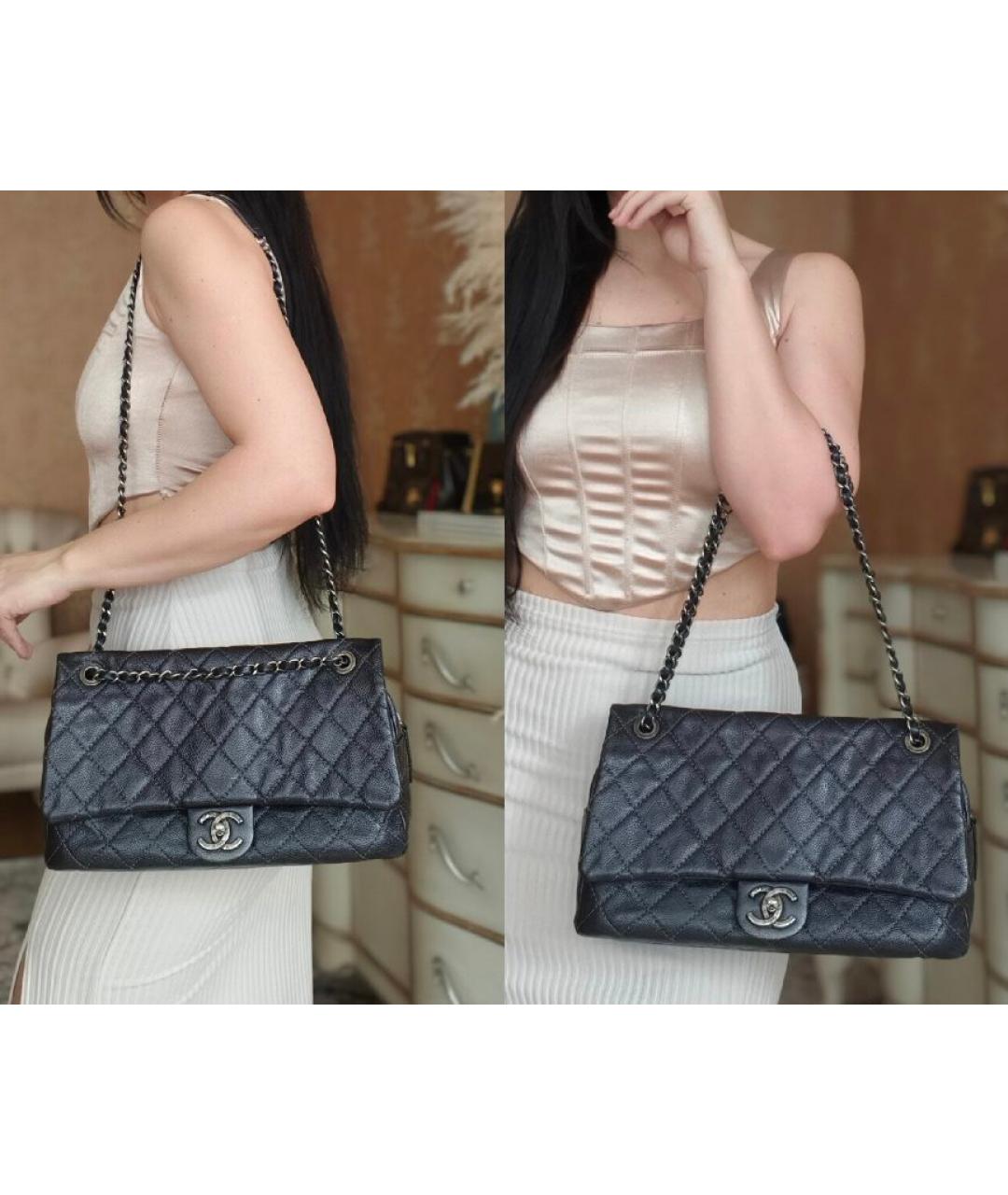 CHANEL Кожаная сумка через плечо, фото 4