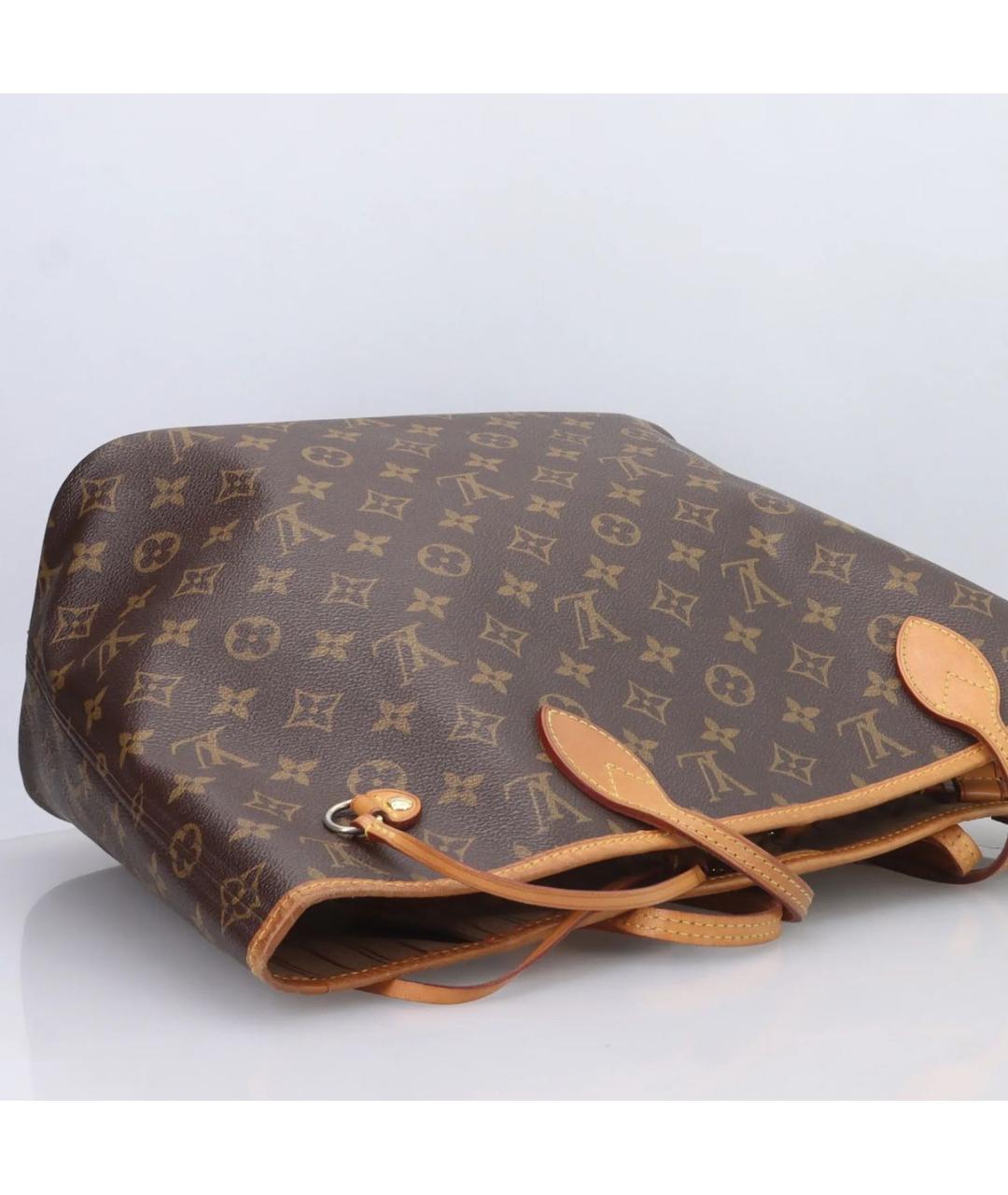 LOUIS VUITTON Коричневая сумка тоут, фото 7
