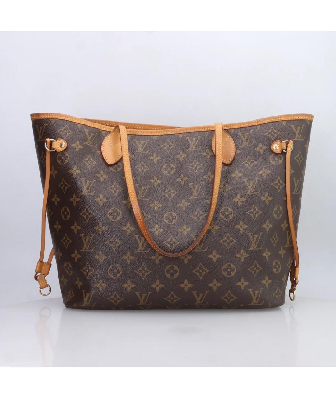 LOUIS VUITTON Коричневая сумка тоут, фото 3