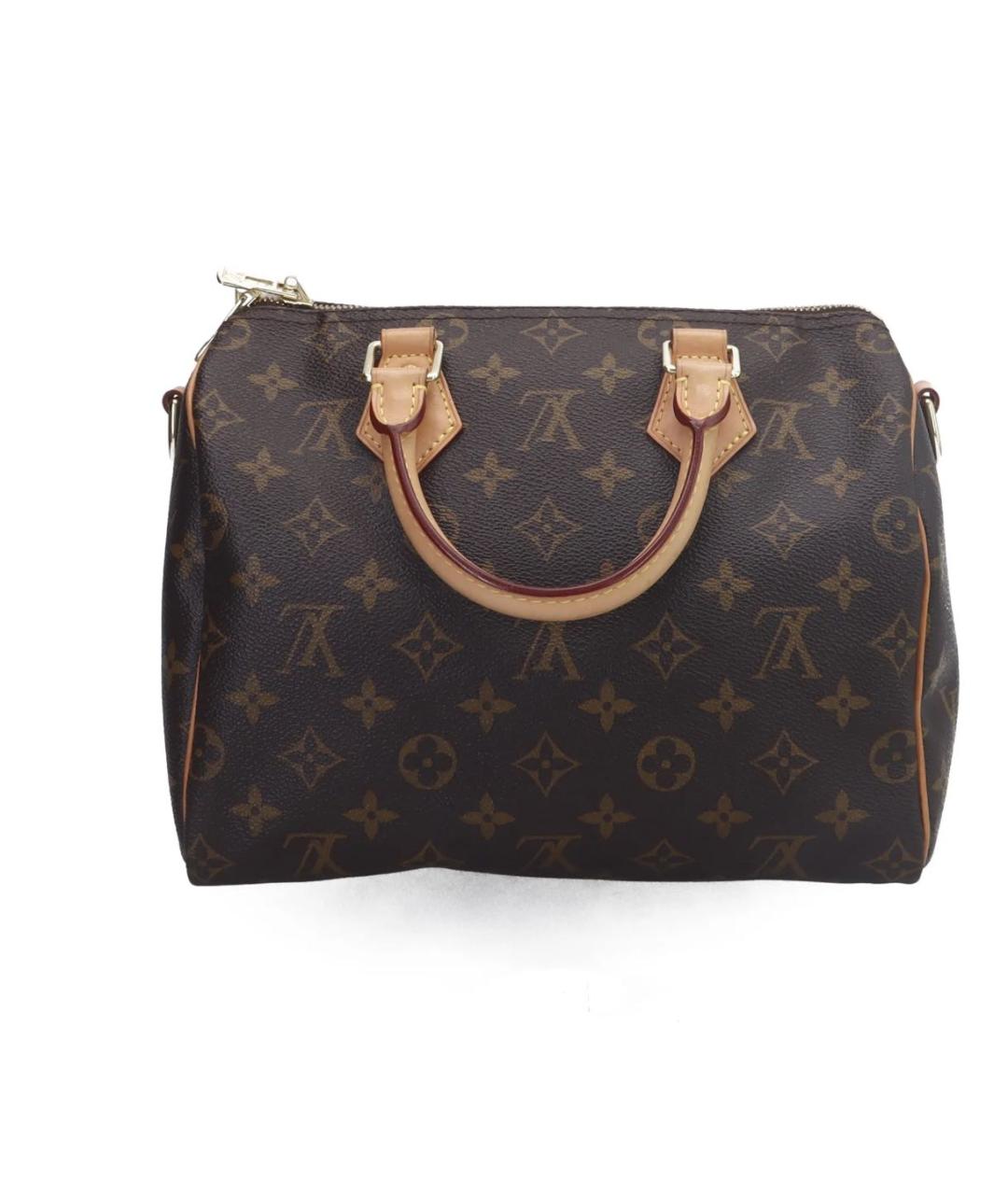 LOUIS VUITTON Коричневая кожаная сумка через плечо, фото 1