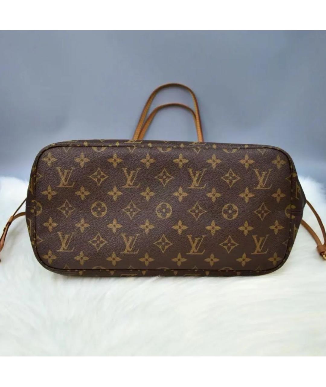 LOUIS VUITTON Коричневая сумка тоут, фото 3