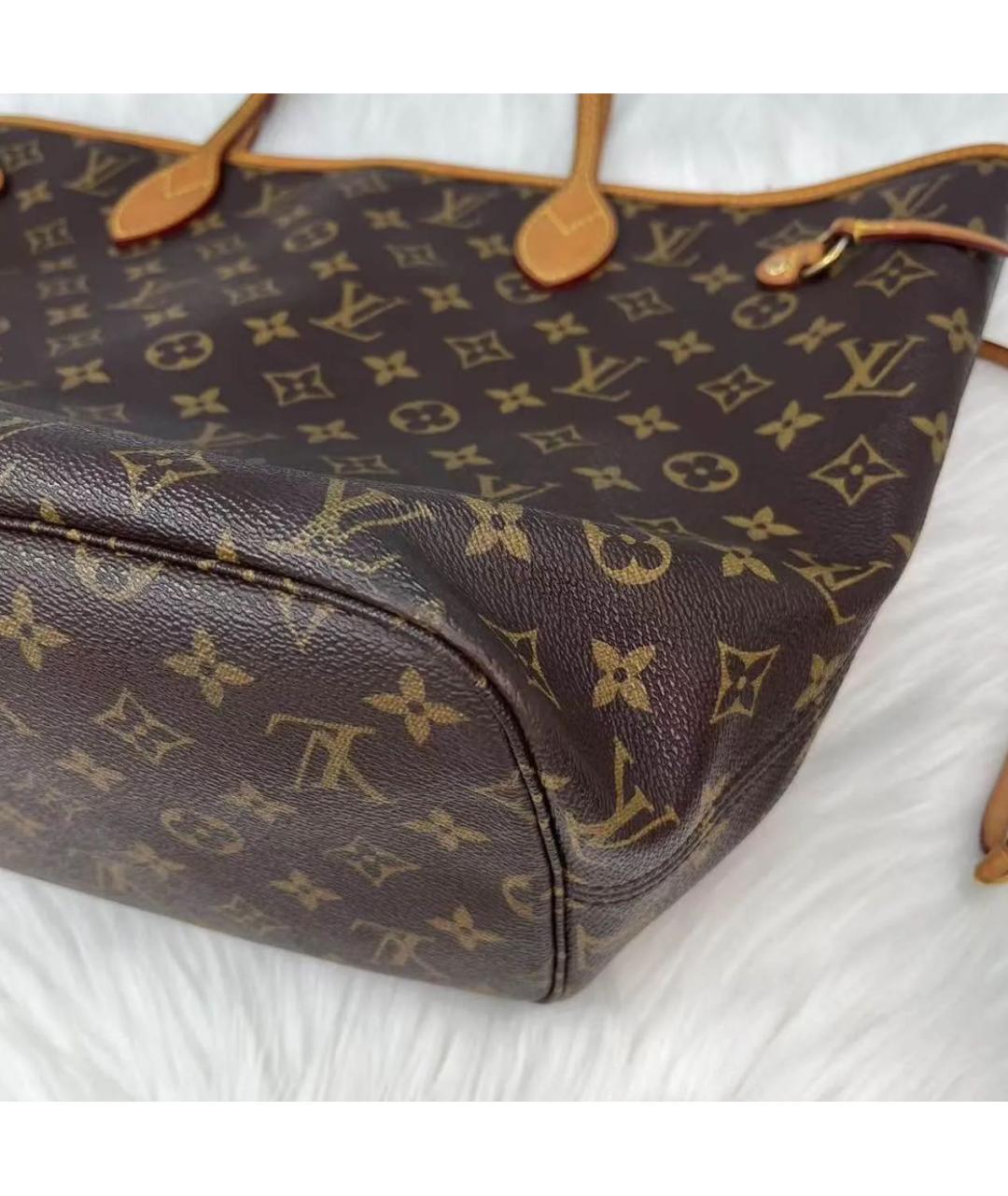 LOUIS VUITTON Коричневая сумка тоут, фото 5