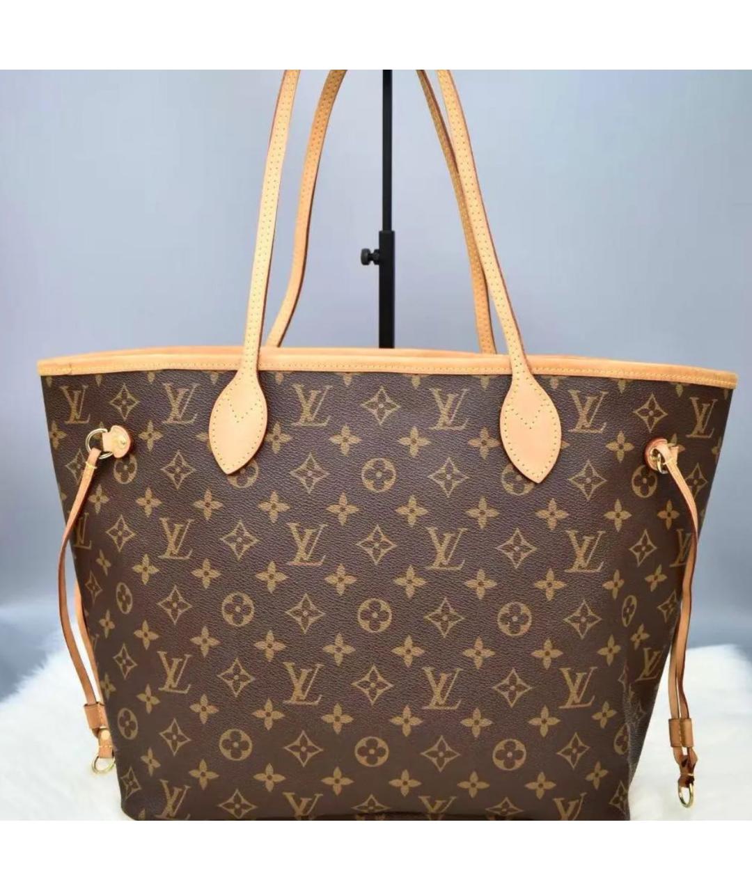 LOUIS VUITTON Коричневая сумка тоут, фото 8