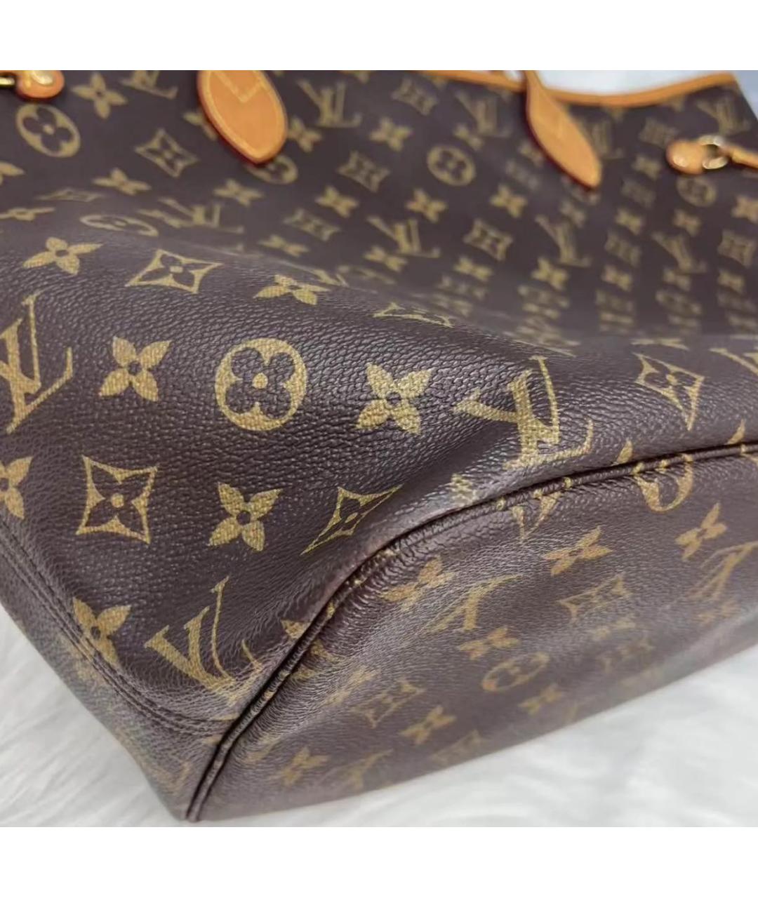LOUIS VUITTON Коричневая сумка тоут, фото 6