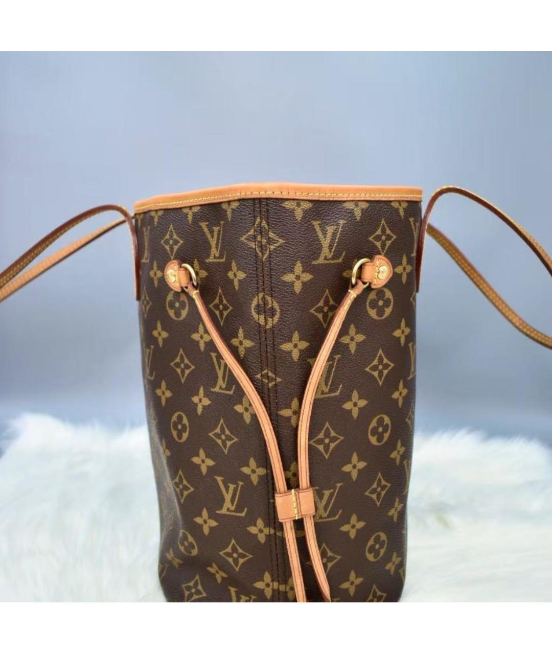 LOUIS VUITTON Коричневая сумка тоут, фото 7