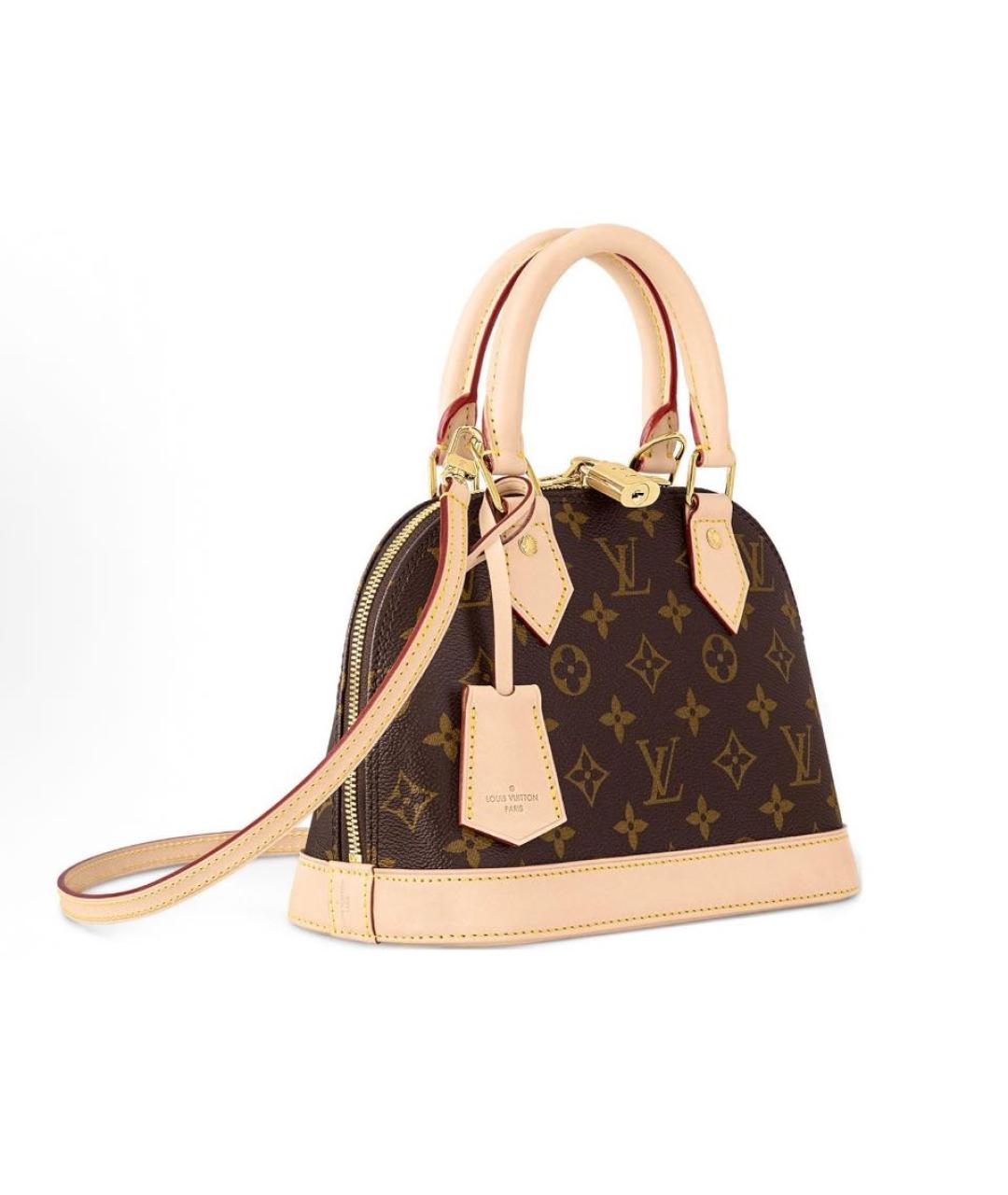 LOUIS VUITTON Коричневая сумка с короткими ручками, фото 2