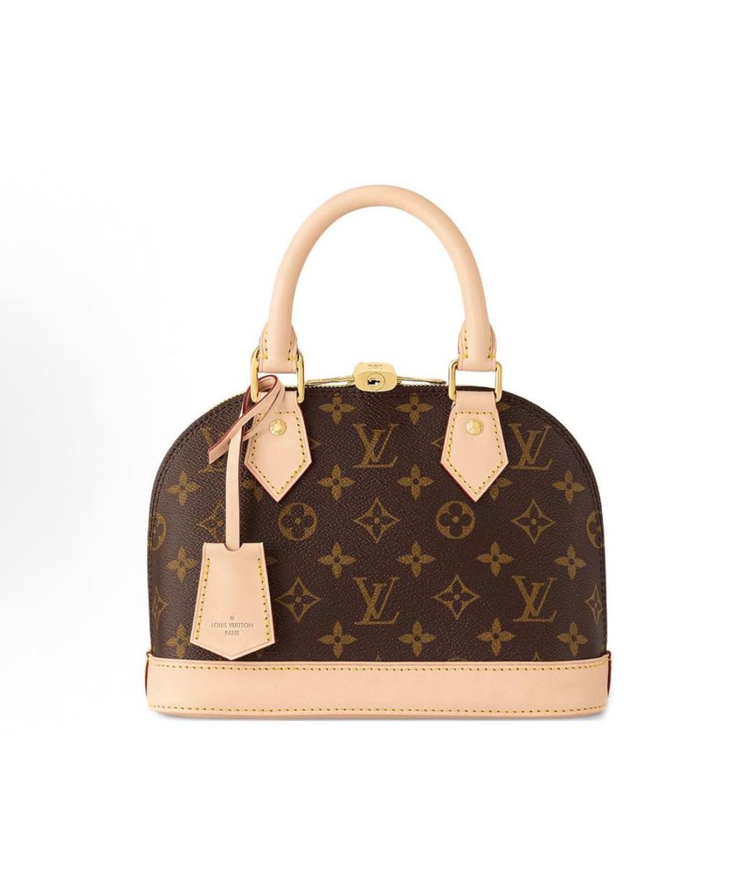 LOUIS VUITTON Коричневая сумка с короткими ручками, фото 6