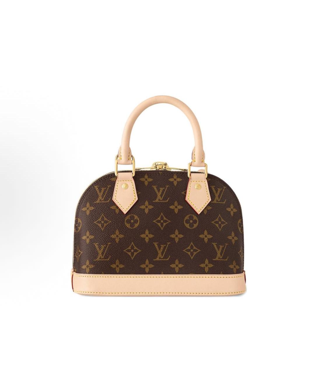 LOUIS VUITTON Коричневая сумка с короткими ручками, фото 3