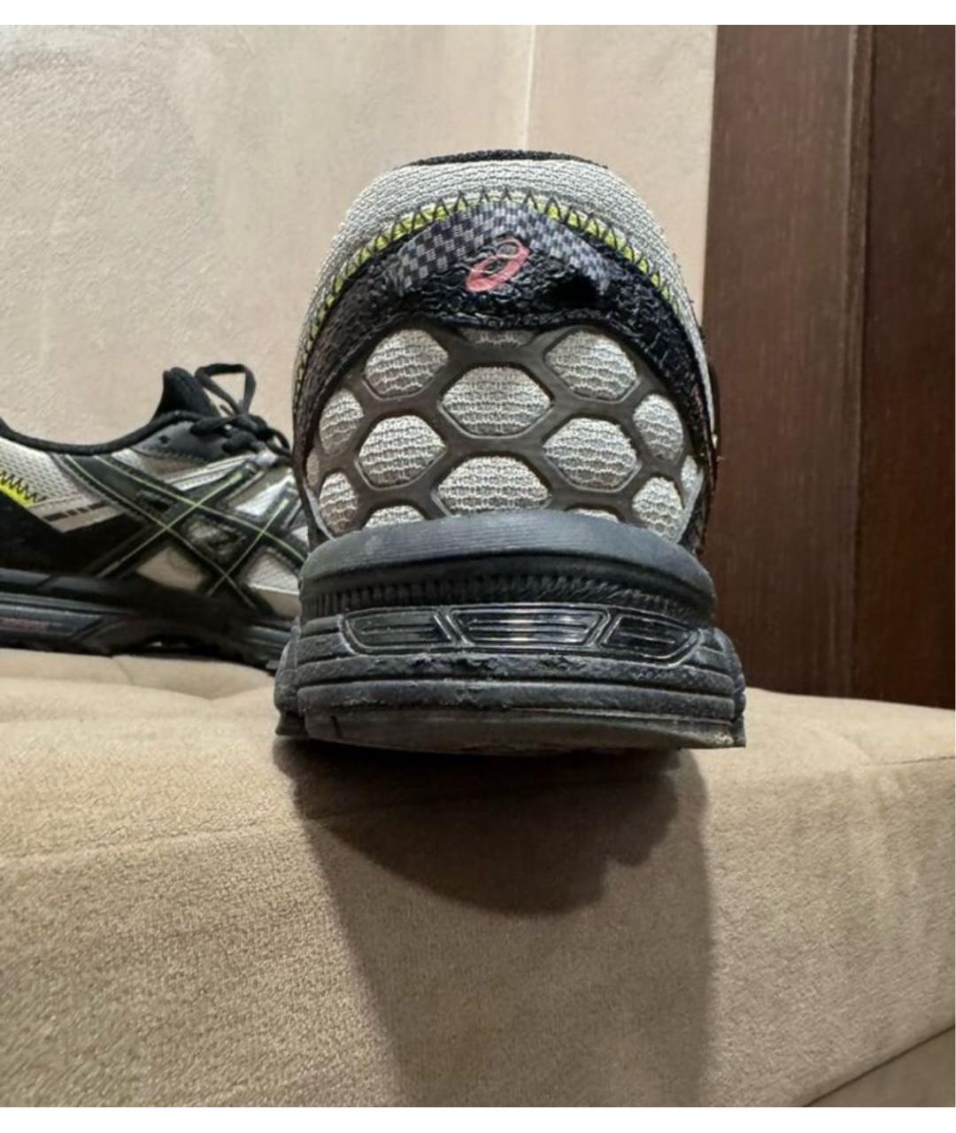 ASICS Черные текстильные низкие кроссовки / кеды, фото 2