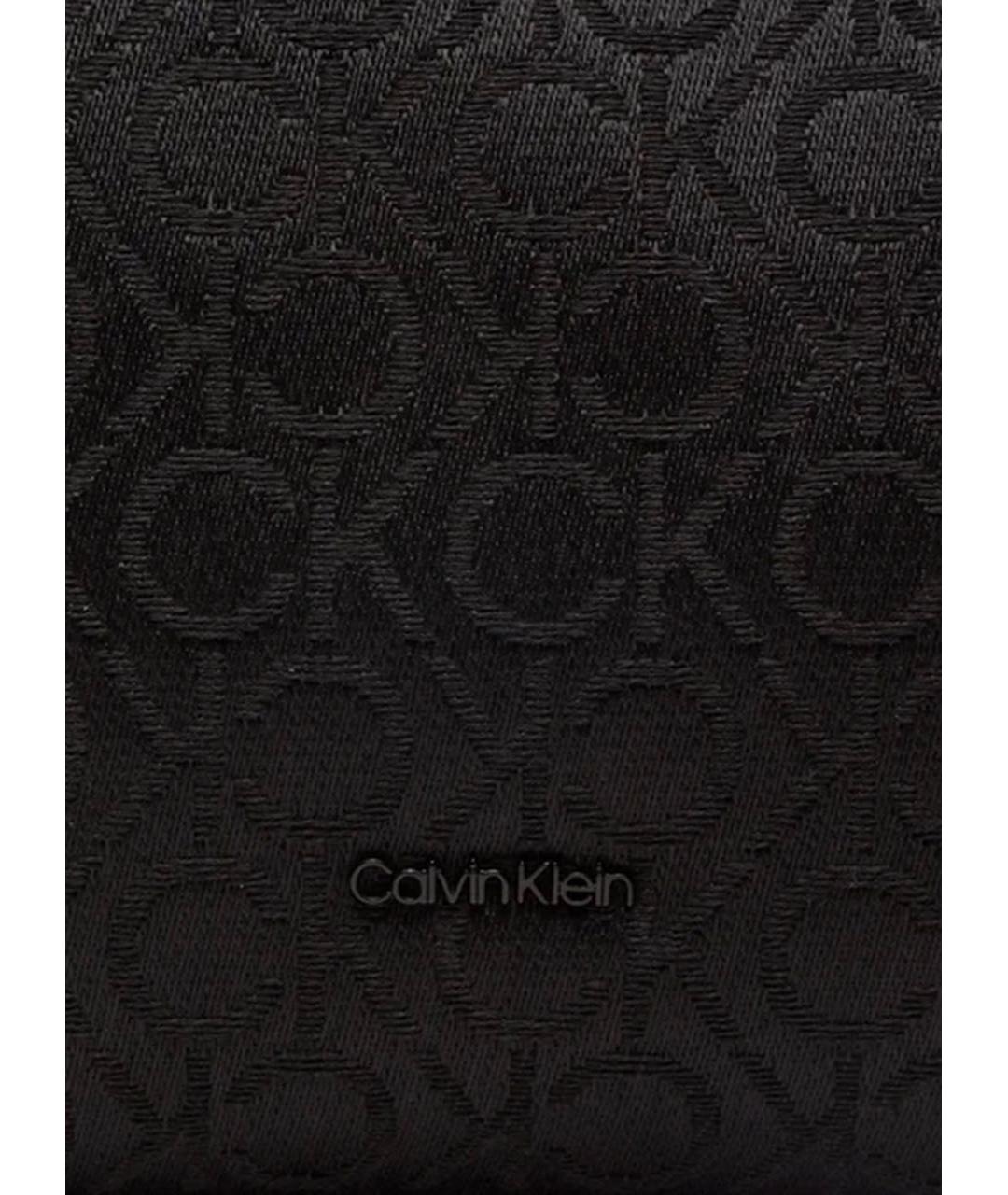 CALVIN KLEIN Черная тканевая сумка через плечо, фото 3
