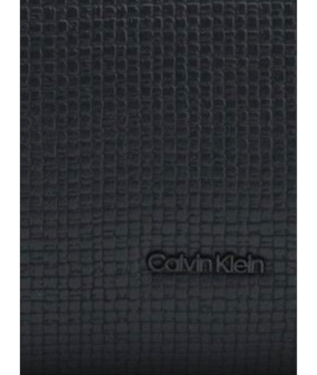 CALVIN KLEIN Антрацитовая тканевая сумка через плечо, фото 5