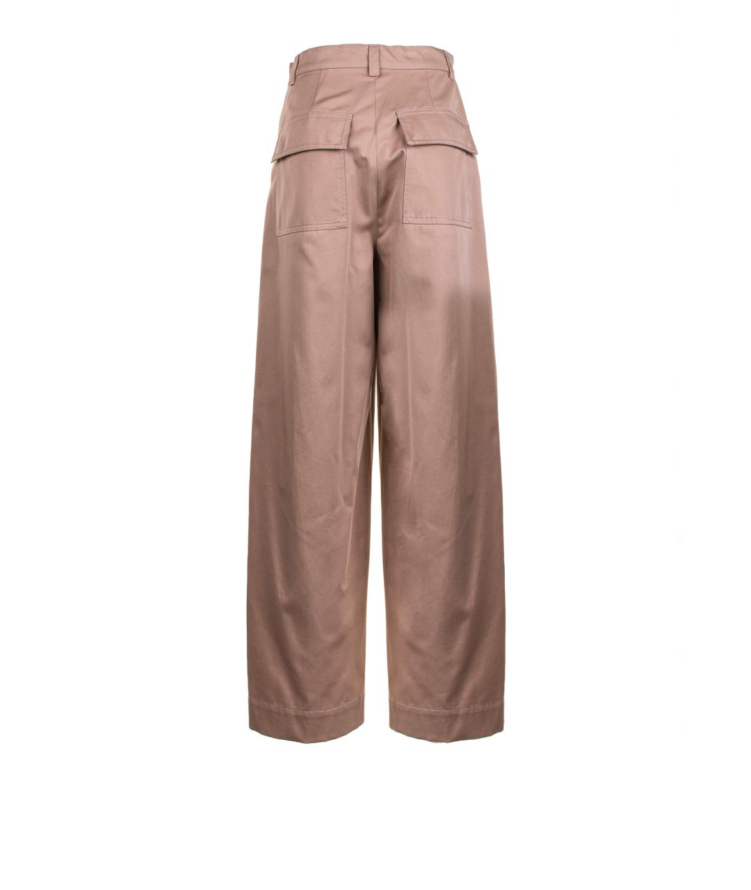 WEEKEND MAX MARA Розовые прямые брюки, фото 2
