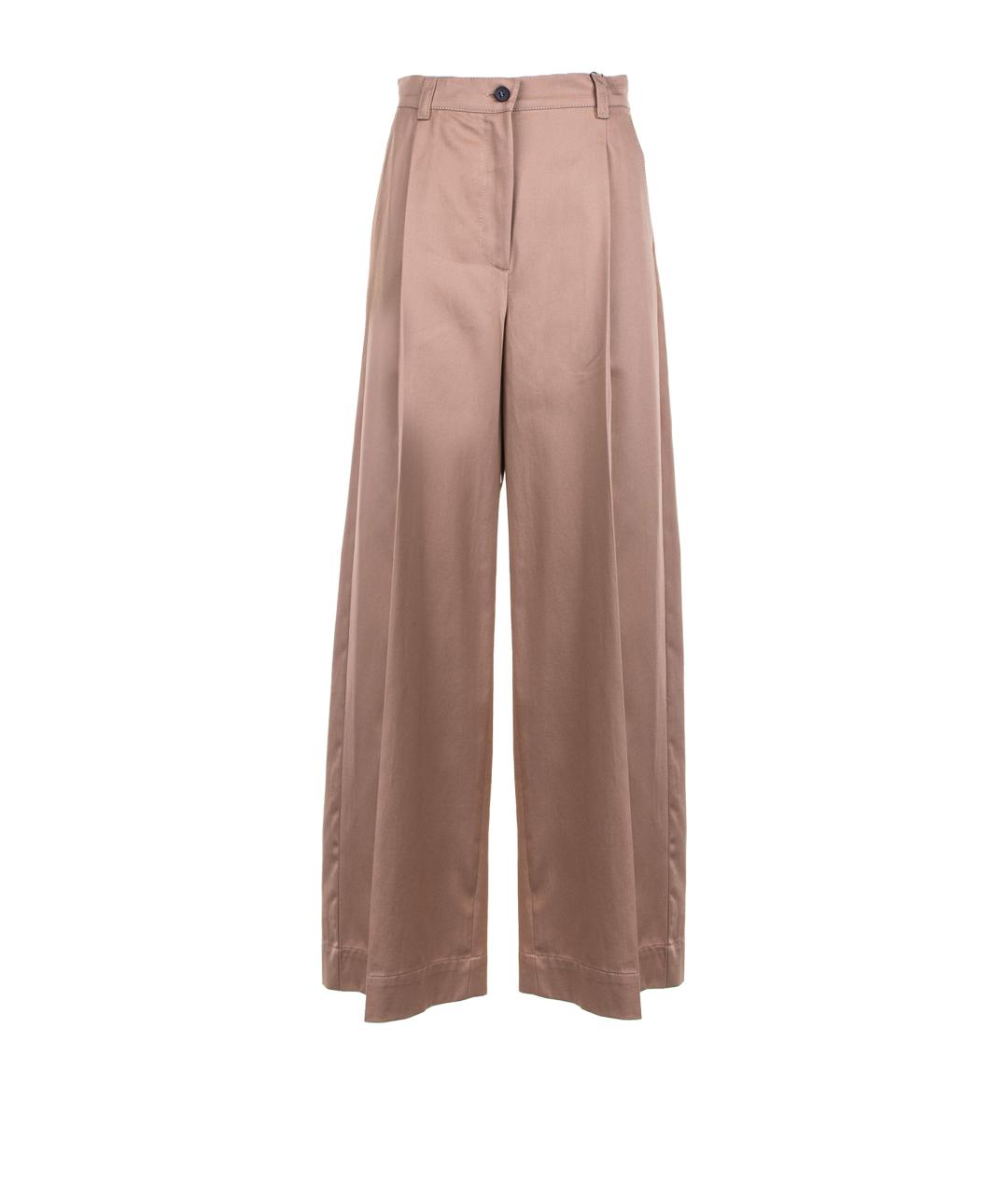 WEEKEND MAX MARA Розовые прямые брюки, фото 1