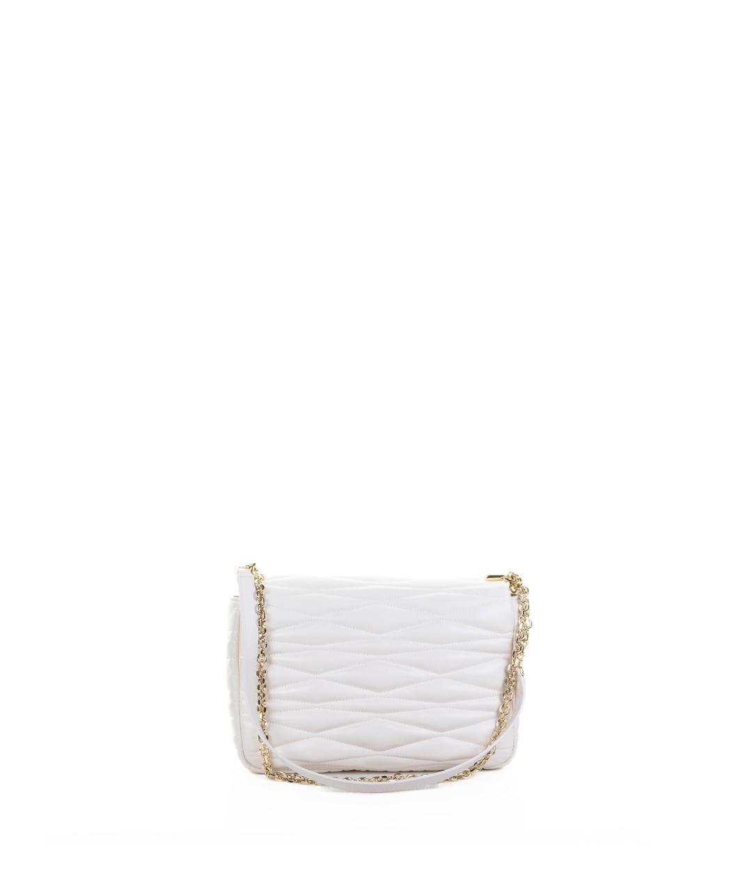 FURLA Бежевая кожаная сумка через плечо, фото 3