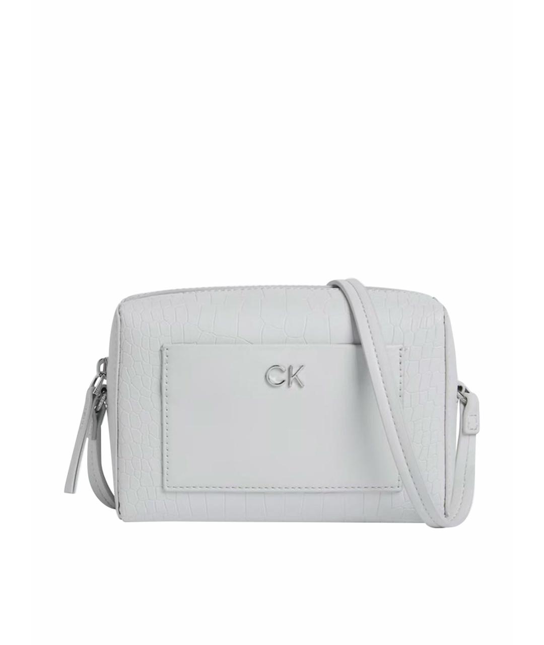 CALVIN KLEIN Белая сумка через плечо, фото 1
