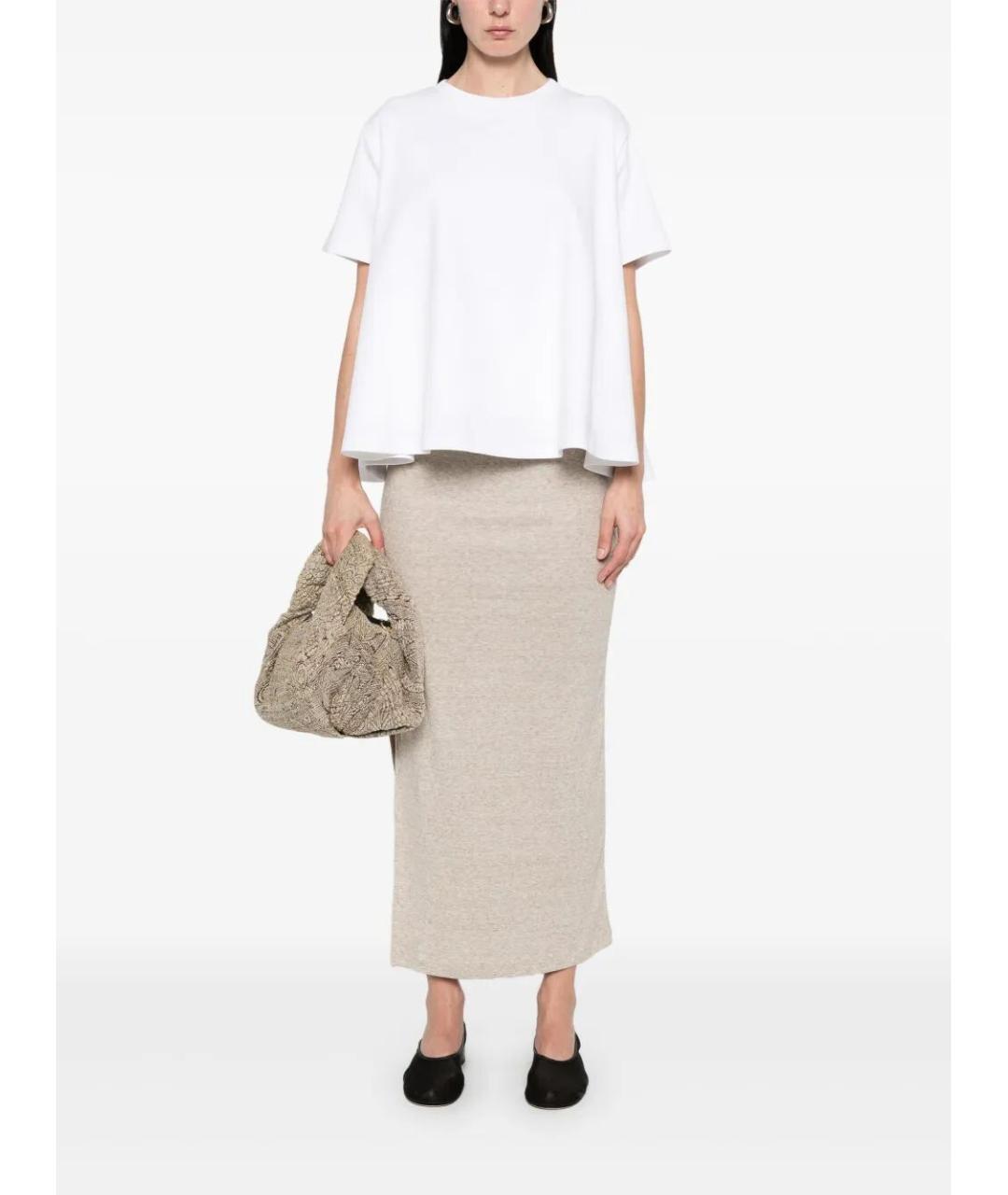 LOEWE Белая хлопковая футболка, фото 2