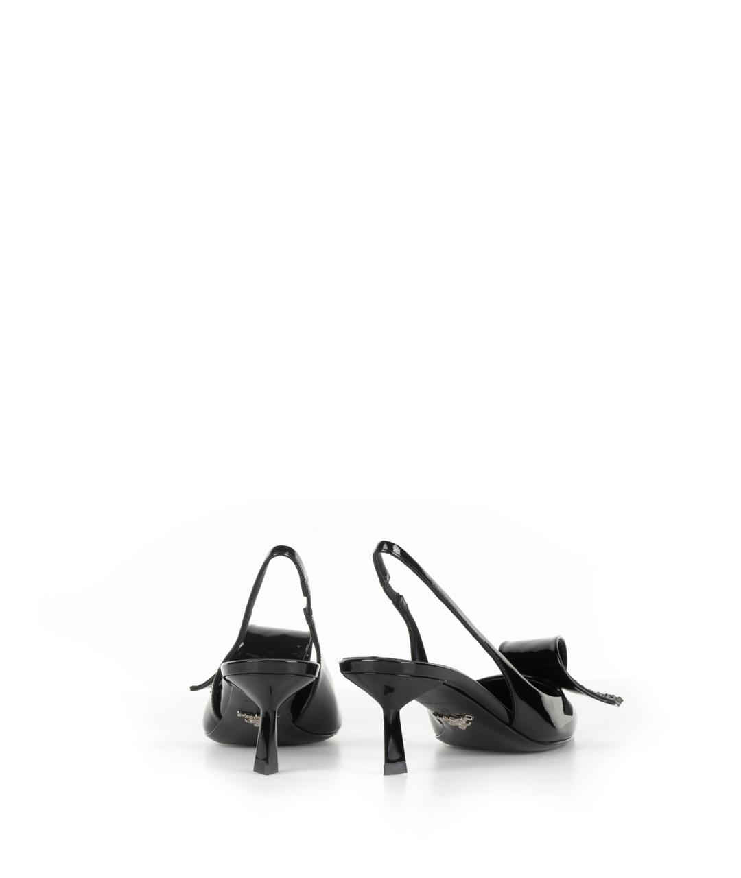 PRADA Черные кожаные туфли, фото 3