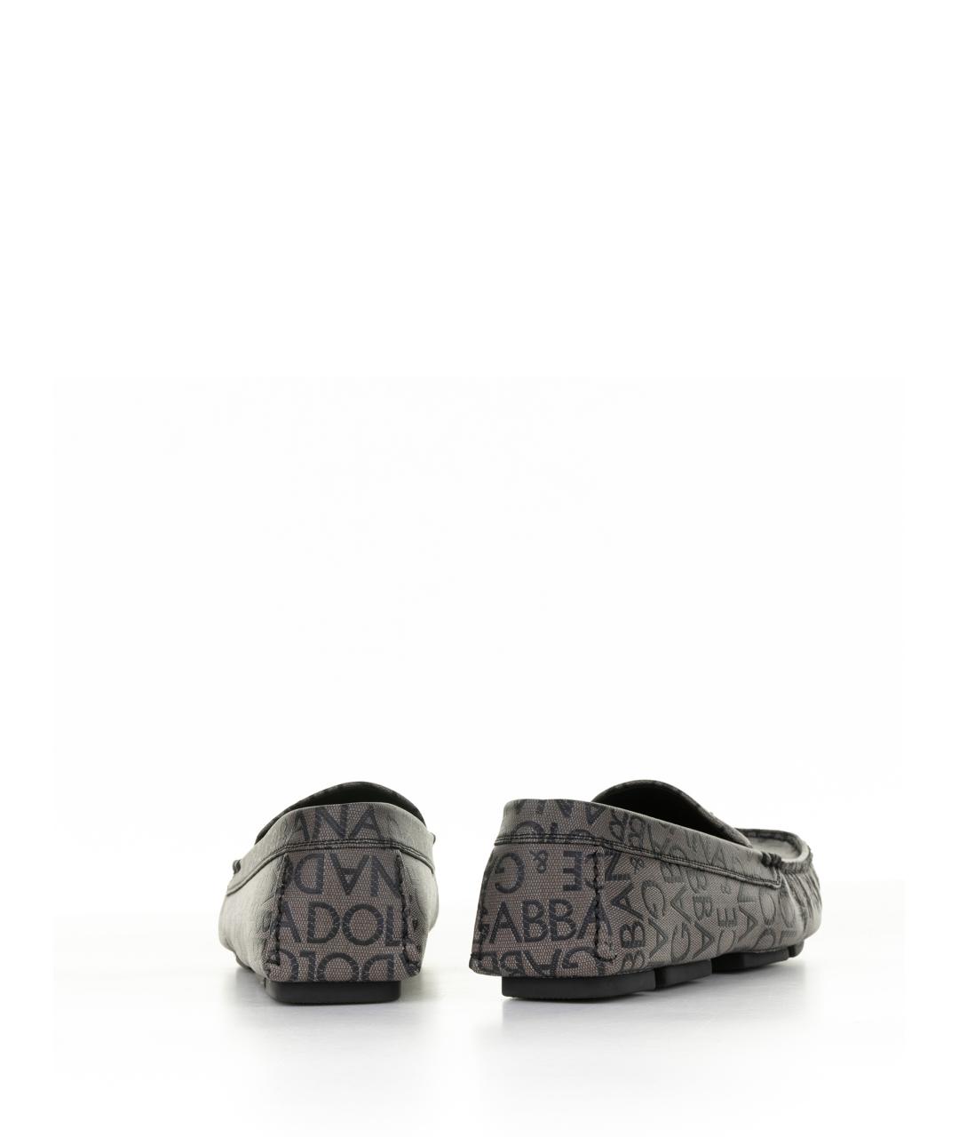 DOLCE&GABBANA Серые лоферы, фото 3