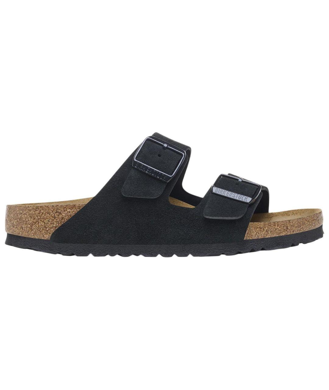 BIRKENSTOCK Черные замшевые сандалии, фото 2