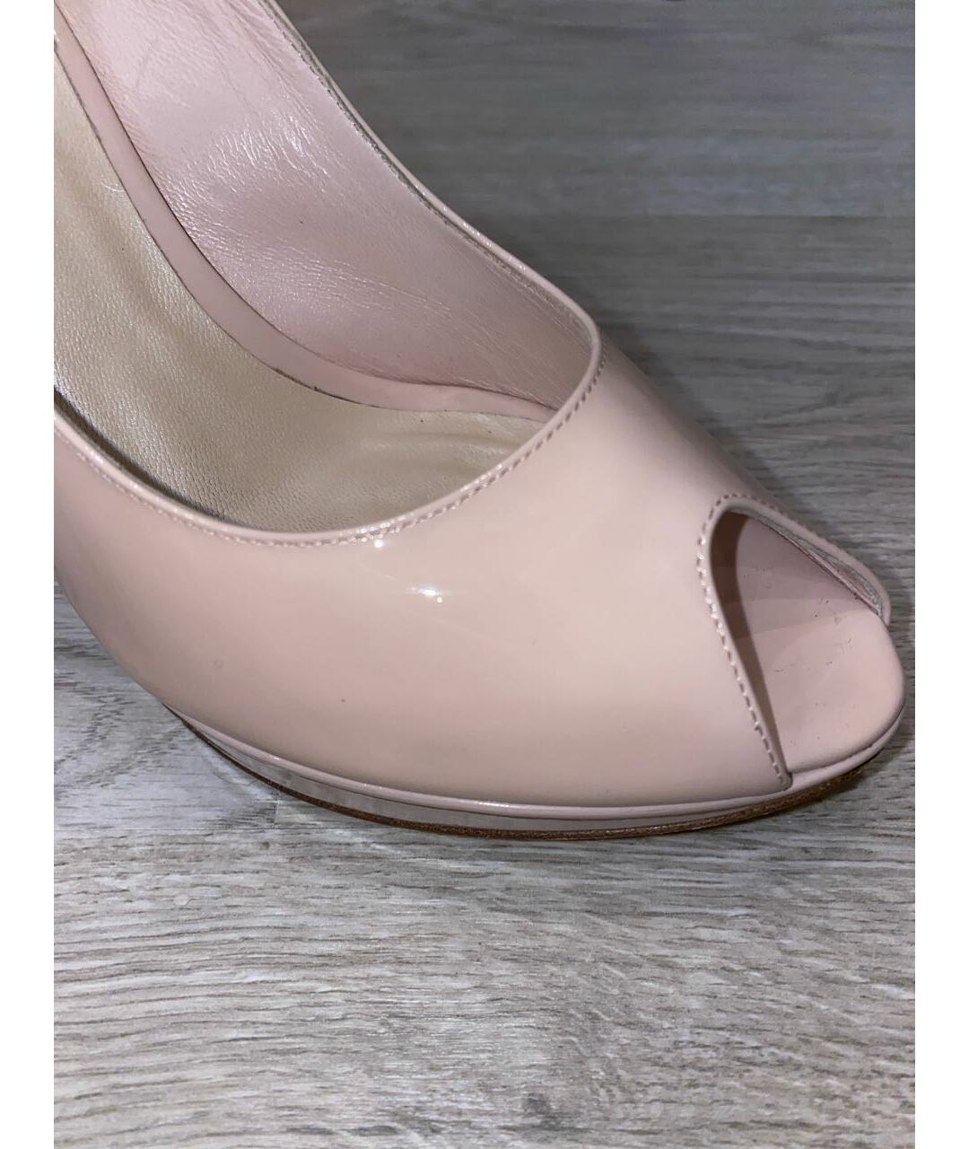 CHRISTIAN DIOR PRE-OWNED Розовые туфли из лакированной кожи, фото 6