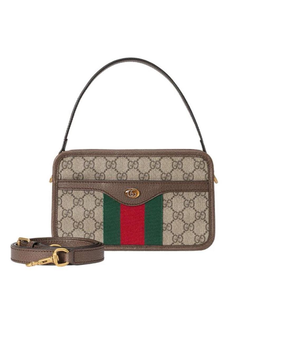 GUCCI Коричневая сумка через плечо, фото 1