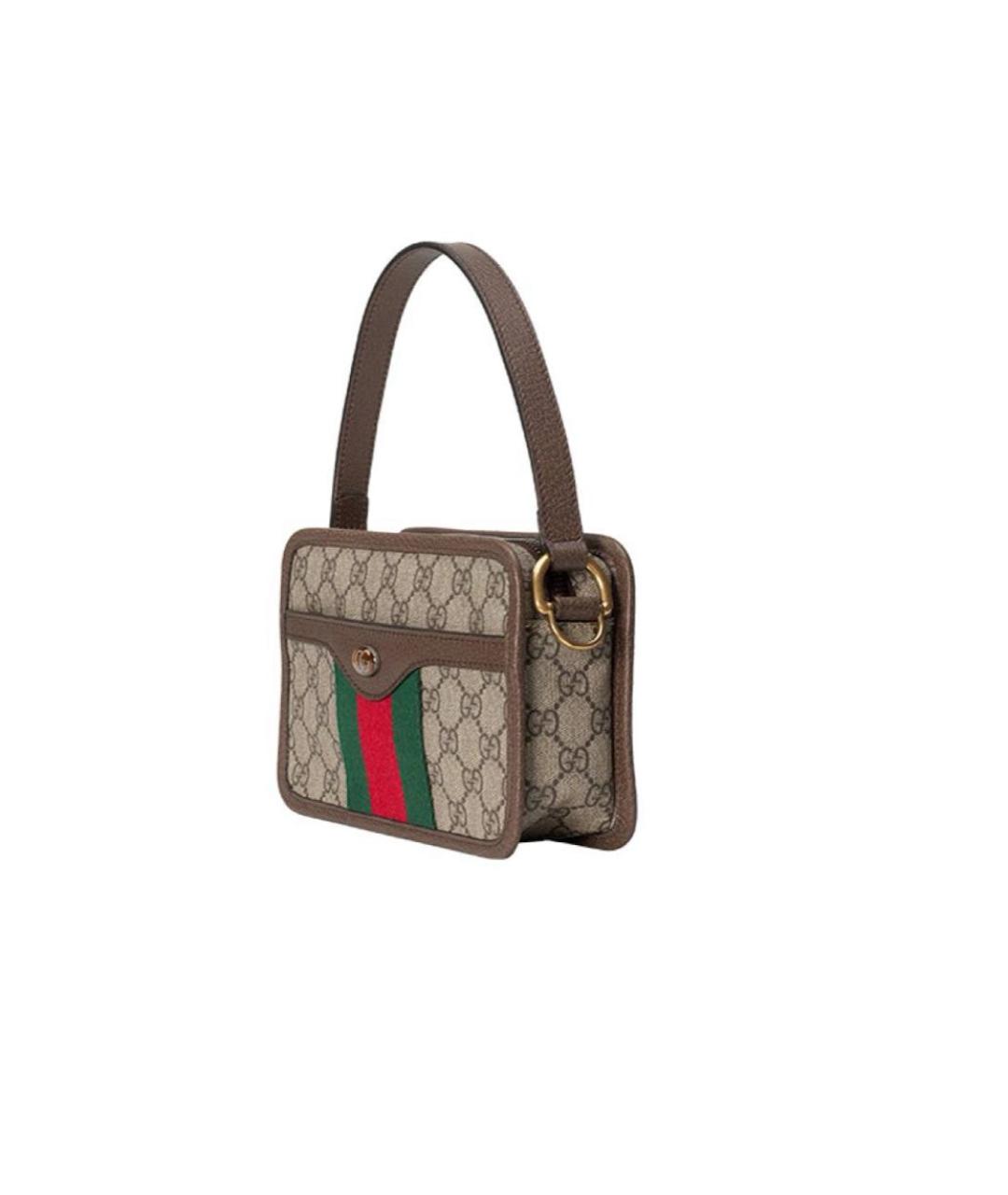GUCCI Коричневая сумка через плечо, фото 4