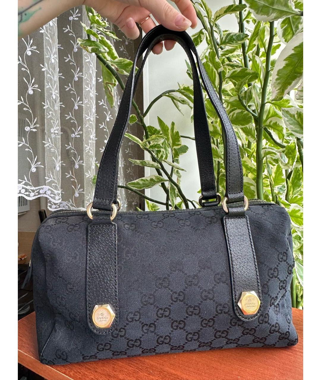 GUCCI Черная сумка с короткими ручками, фото 8